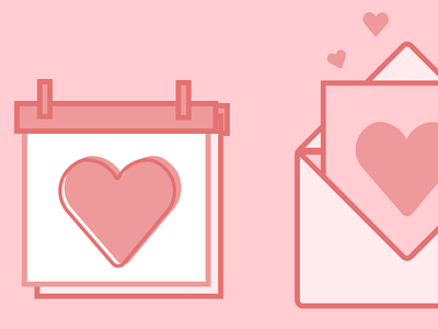 Oh, How Lovey. hearts icon illustration lines love monochromatic valentine valentines day