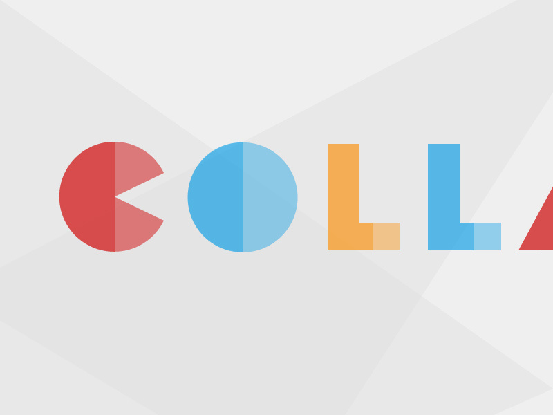 Collab lettering type geometric typography geometric letters typography
