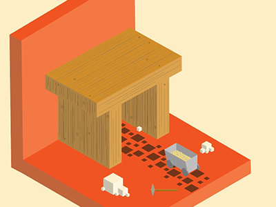 Mine illustration illustrator isometric mine