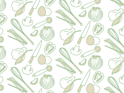 Food Pattern food food pattern illustrations illustrator kitchen pattern vector