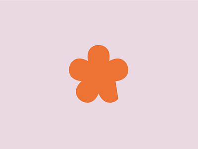 Blooms U Rent Logo blooms branding floral flower flower logo identity logo rentals wedding