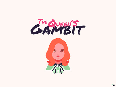 The Queen's Gambit Fan Art design graphic design illustration netflix vector