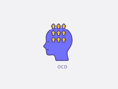 OCD branding design graphic design icons illustration medical mentalhealth psychology vector