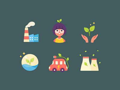 Go Eco Elements icons