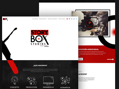 Story Box agency creative ui ux website