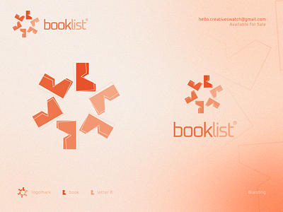 Booklist | Brand Identity Design | Letter Mark 'B'