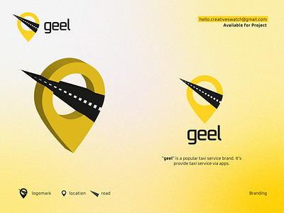 Geel | Brand Identity Design | Taxi Service Brand brand identity branding car corporate identity creative logo driving eye catchy logo graphic design icon logo ridesharing taxi ubber vector