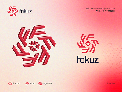 Fokuz | Brand Identity Design | IT Agency brand identity branding corporate identity creative logo design eye catchy logo graphic design it agency it brand logo marketing logo software vector