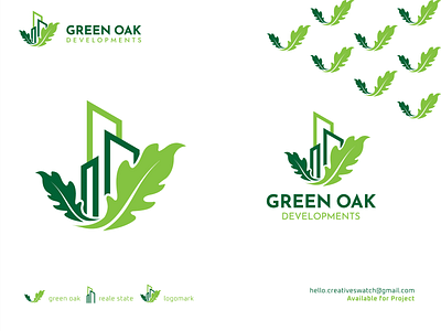 Green Oak | Brand Identity Design | Real Estate Brand