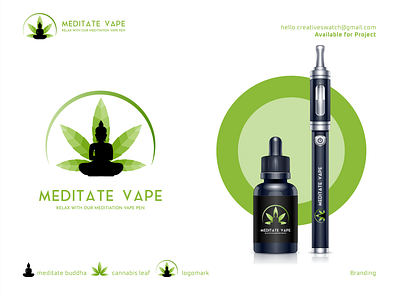 Meditate Vape | Brand Identity Design | Cannabis Brand