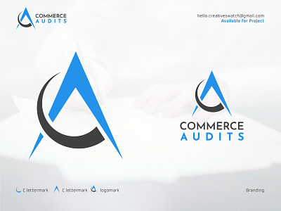 Commerce Audit | Brand Identity Design | Audit Firm Brand accounting audit firm bank brand identity branding commerce corporate identity creative logo design eye catchy logo financial graphic design logo vector