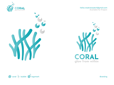 Coral | Brand Identity Design | Cosmetic Brand brand identity branding corporate identity cosmetic brand creative logo design eye catchy logo graphic design logo