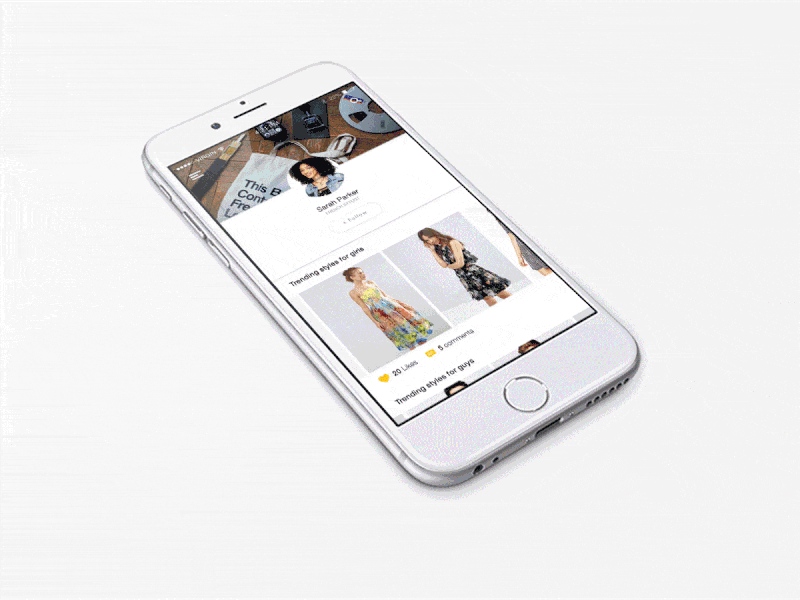 Fashion concept app