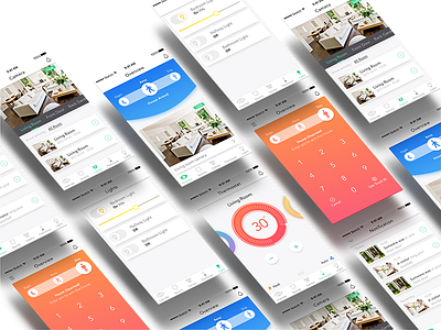 Smart Home App Concept app camera concept home interaction design security smart home