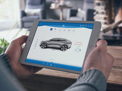 VW Vehicle Service Advisor App prototype uxui design visual design