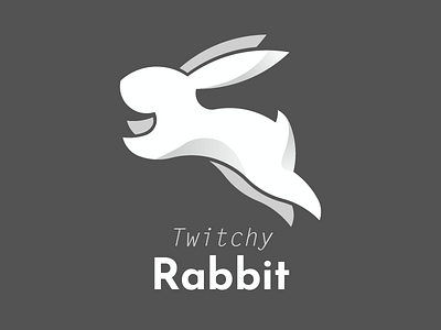 Twitchy Rabbit - Thirty Logos Challenge #3 branding bunny minimal rabbit thirty logos vector