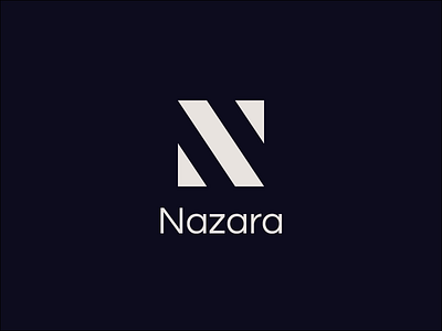 Letter N brand branding fashion flat lettern logo minimal n vector