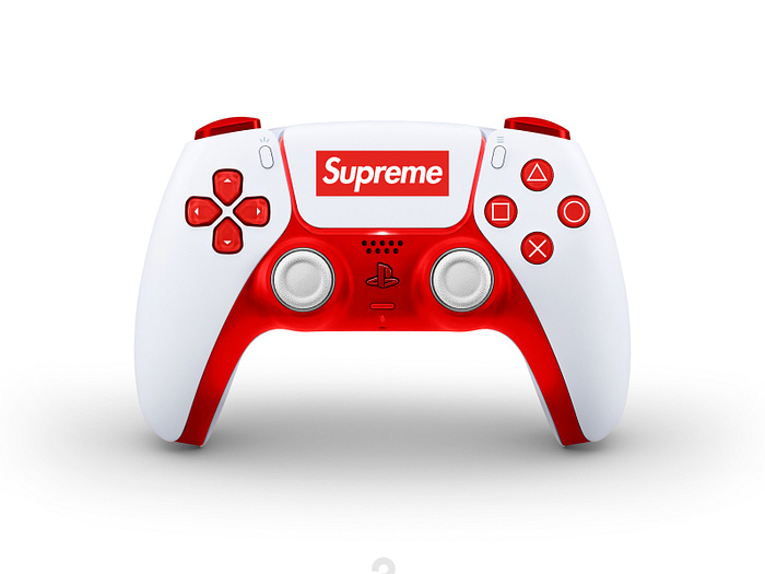 New concept designs for the DualSense PS5. Supreme by Nick Reev on Dribbble