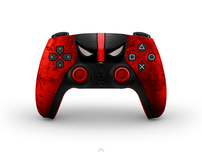 New concept designs for the DualSense PS5. Dead Pool concept dualsense dualshock game gamepad marvel playstation5 red