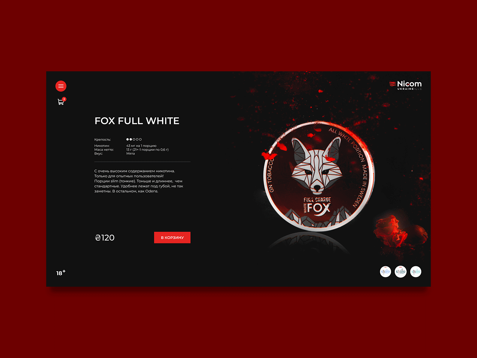 Nicom Ukraine Product Pages By Nick Reev On Dribbble