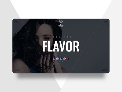 VIKA SVENSSON 💥 First screen - promo page 💥 interface nicotine promo snus ui ux web