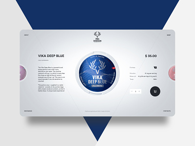 VIKA SVENSSON 💥 Product page 💥 blue eshop interface nicotine products shop smoke snus store ui ux web