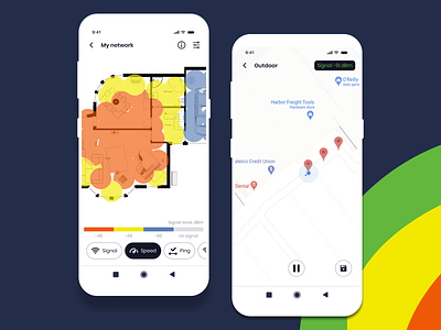 Wi-Fi heatmap - mobile application