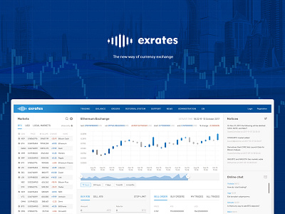 Exrates Dashboard