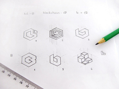 Logo Biterium branding graphicdesign lettering logo logotype pencil