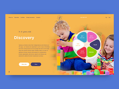 Clever Kids Kindergarten baby children clever color design education kids kinder kindergarten preschool site web