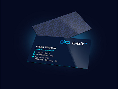 E-BitFX. Brandbook design. Business card