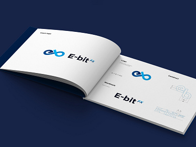 E-bit FX Brandbook book brand brandbook coin crypto gideline logo logotype