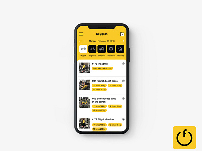 FitnessON. Mobile App redesign