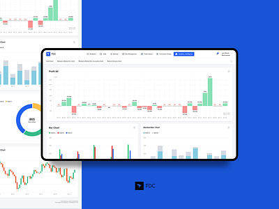Graphs. FDC - CRM for trading platform. admin blockchain coin crm crypto dashboard exchange graph graphic interface ui ux web
