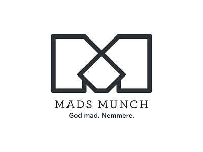 Mads Munch food logomark logotype simplicity