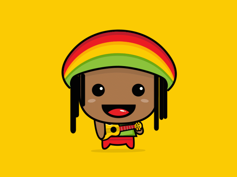 Ragga Man lottie micro animation ui uiux