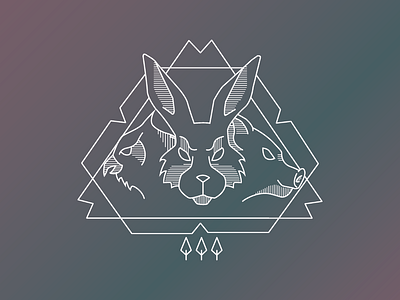 Animali Da Cortile ft Aliti Pesanti band design graphic illustration logo logodesign minimal outline