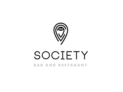 SOCIETY logo black brand branding brandname flat icon logo mark minimal monochrome simplistic symbol