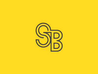 SB Mark b logo mark mono gram monogram s