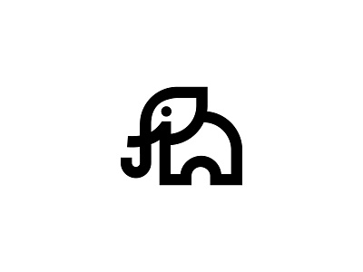 Elephant animal elephant elephant logo for sale for sale unused buy icon line logo minimal simple unused