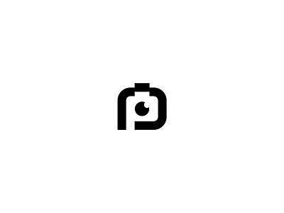 Letter P + Camera brand camera camera logo clever for sale unused buy icon letter p logo minimal negative space p photographer photography white space
