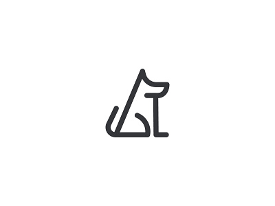 dog animal bikaner brand branding dog for sale unused buy india jaipur line logo minimal rajasthan simple unused logo