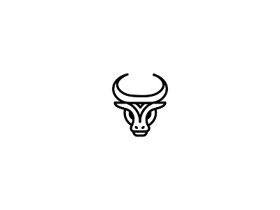 Bull animal brand branding bull for sale unused buy line logo minimal unused logo zebu