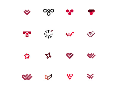 Wishlist logo wip branding checklist checkmark dandelion favorite heart letter w like logo shopping software star wish wishlist