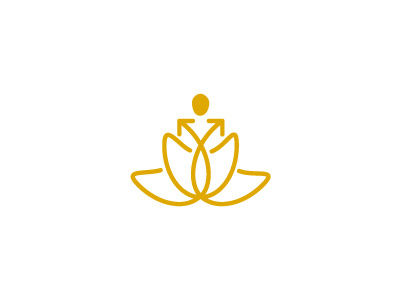 Debt Nirvana debt nirvana lotus yoga freedom growth arrow logo negative loss profit