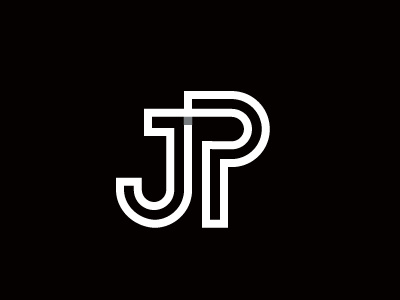 J P (unused) j line lines logo monogram p unused wordmark