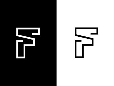 FS alphabet f logo monogram s wordmark