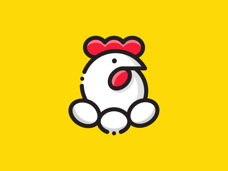 Chicken by Tanmay | Logo Designer & Icon Designer on Dribbble