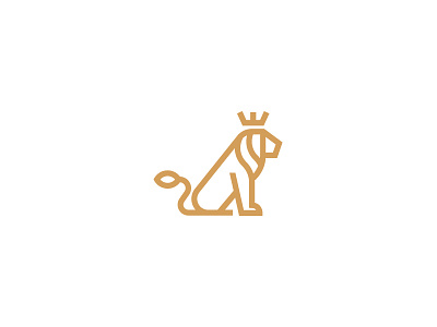 Lion animal for sale unused buy icon line lion logo minimal