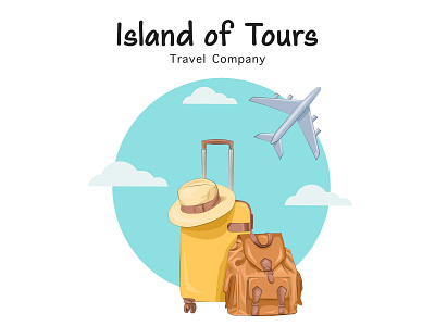 travel logo logo logo design plain suitcase tour tourism travel travel agency travel company